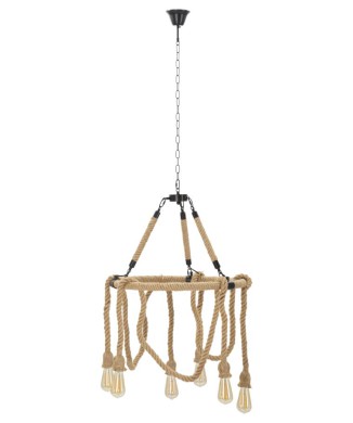 ROPE CIRCLE CHANDELIER