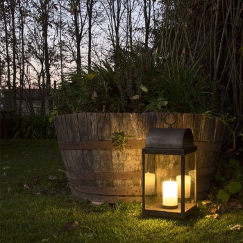 Garden lantern with candle LANTERNE 265.01.FF IL FANALE