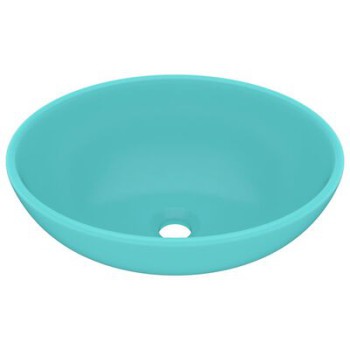 Luxury Oval Washbasin 40x33 cm in Ceramic