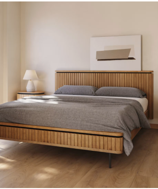 Licia wooden bed 160 x 200 LA FORMA