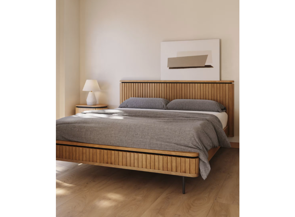 Licia wooden bed 160 x 200 LA FORMA