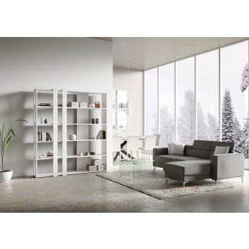 Kato bookcase - Composition C Kato 6R 2 sides 4 long bands White Ash