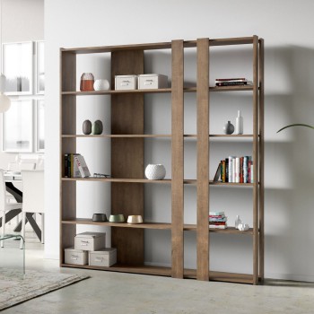 Kato bookcase - Composition C Kato 6R 2 sides 4 long bands White Ash