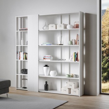 Kato bookcase - Composition D Kato 6R 2 sides 4 long bands White Ash