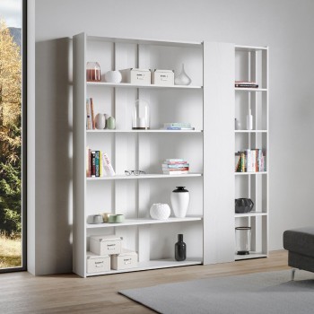 Kato bookcase - Composition D Kato 6R 2 sides 4 long bands White Ash