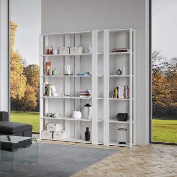 Kato bookcase - Composition E Kato 6R 8 long bands White Ash