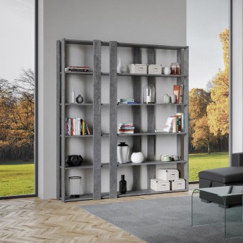 Kato bookcase - Composition E Kato 6R 8 long bands White Ash