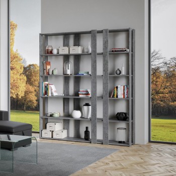 Kato bookcase - Composition E Kato 6R 8 long bands White Ash