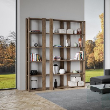 Kato bookcase - Composition E Kato 6R 8 long bands White Ash