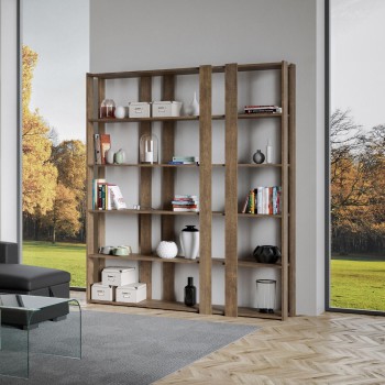 Kato bookcase - Composition E Kato 6R 8 long bands White Ash