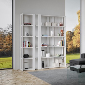 Kato bookcase - Composition E Kato 6R 8 long bands White Ash