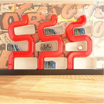 SER P BOOKCASE IN ADAMANTX ZAD