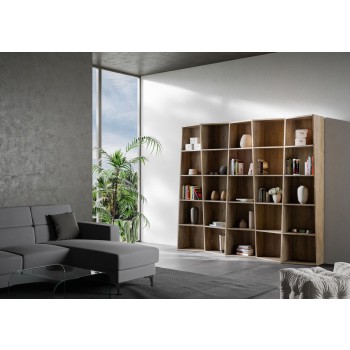 Trek bookcase - Trek bookcase 5 elements in white ash