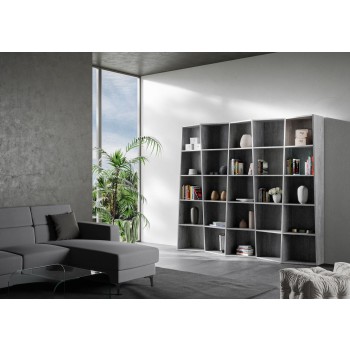 Trek bookcase - Trek bookcase 5 elements in white ash