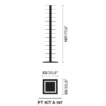 VERTICAL LIBRARY PTOLOMEO X4 KIT A 197 OPINION CIATTI