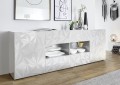 Sideboard 2 doors 4 drawers PRISMA white color