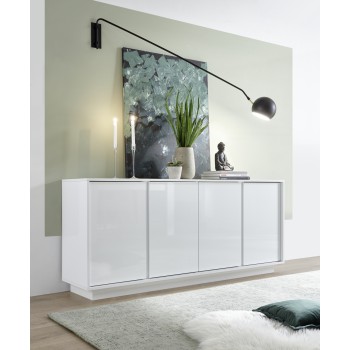 Sideboard 4 doors ICE 180x78x43 cm