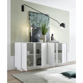 Sideboard 4 doors ICE 180x78x43 cm