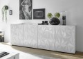 PRISMA 4-door sideboard in white colour