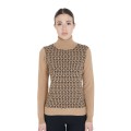 WOMEN'S TURTLENECK SWEATER WITH CONTRASTING LOGO