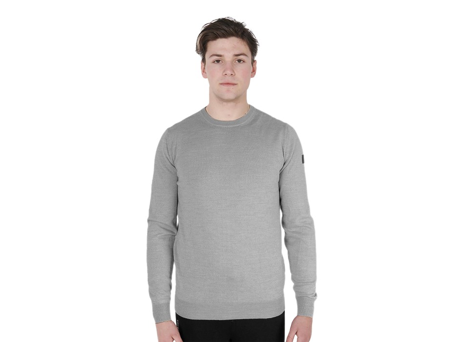 MEN'S CREW NECK SWEATER IN MERINO WOOL