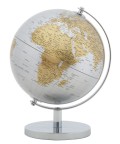 SILVER NEW WORLD GLOBE