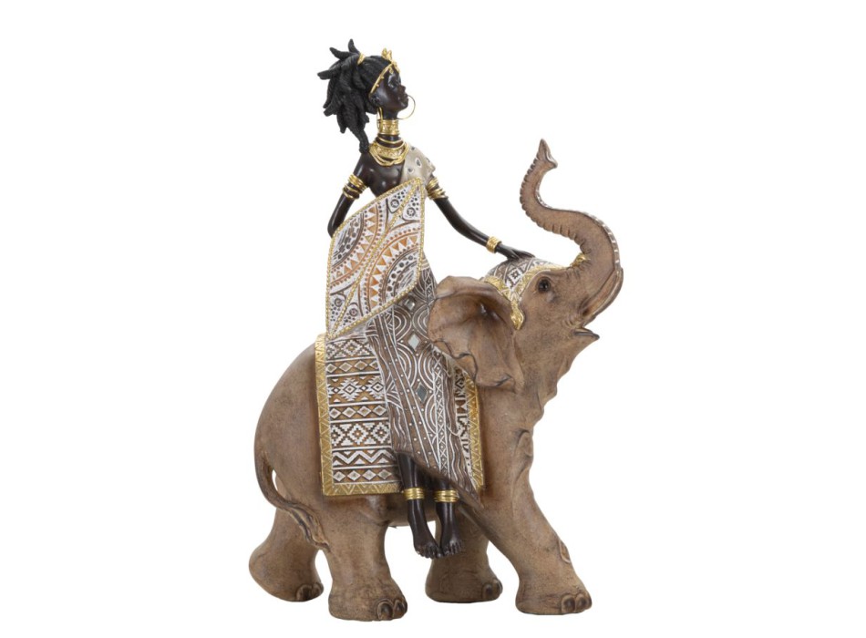 MASAI TRIBAL W/ELEPHANT