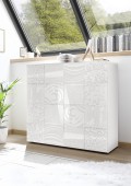 MIRO white cabinet with 2 doors