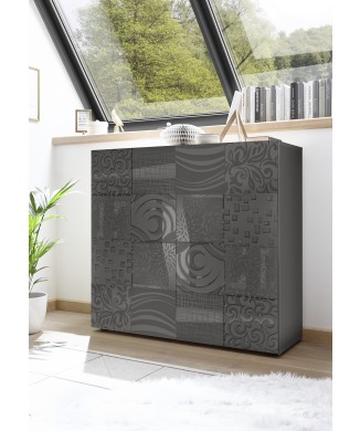 MIRO 2-door cabinet 121x111x43 cm