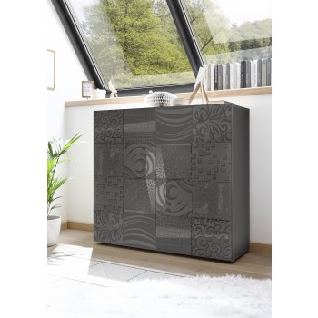 MIRO 2-door cabinet 121x111x43 cm