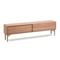 Lenon TV cabinet 2 doors in solid oak veneer 200 x 57 cm FSC MIX Credit