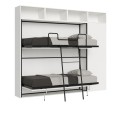 Kando horizontal double foldaway bed with composition I mattresses 