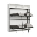 Kando horizontal double foldaway bed composition L 