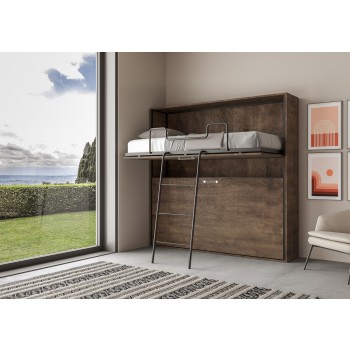 Mod.KANDO Double - Kando double horizontal bed in White Ash