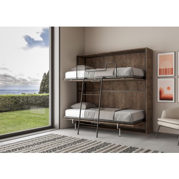 Mod.KANDO Double - Kando double horizontal bed in White Ash