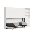 Kando horizontal single foldaway bed with composition F mattress 