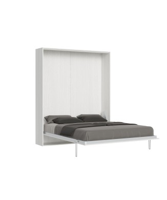 Mod.Kentaro Double - Kentaro vertical foldaway double bed in White Ash