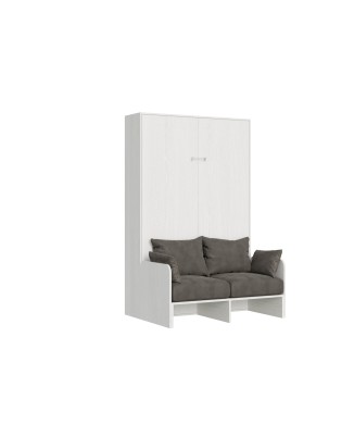 Mod.Kentaro Sofà 1/2 - Bed 120 Vertical retractable Kentaro Sofa White Ash