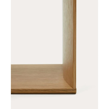 Small Litto veneered bookcase module 101 x 38 cm