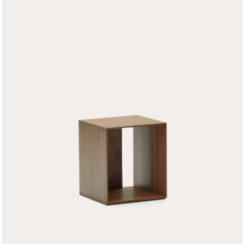 Small Litto veneered bookcase module 34 x 38 cm