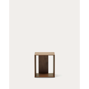 Small Litto veneered bookcase module 34 x 38 cm