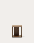 Small Litto veneered bookcase module 34 x 38 cm