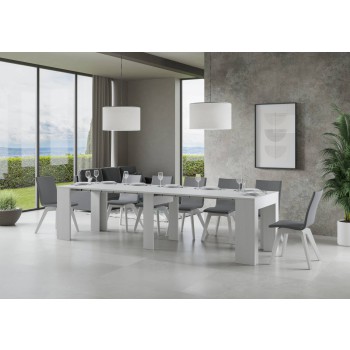 New Extra Console - Extendable console 90x49/307 cm Extra White Ash