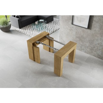 New Consolle Extra - Extendable console 90x49/307 cm Extra Oak Nature