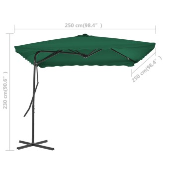 Parasol with Steel Pole 250x250x230