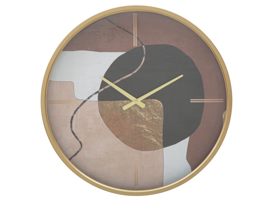 WALL CLOCK ART RED