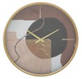 ART RED WALL CLOCK