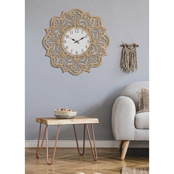 CARVING WALL CLOCK