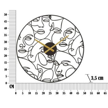 FACES WALL CLOCK