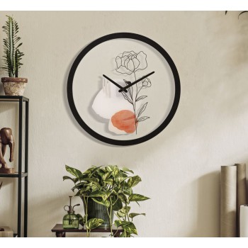 FLOWER WALL CLOCK -A-